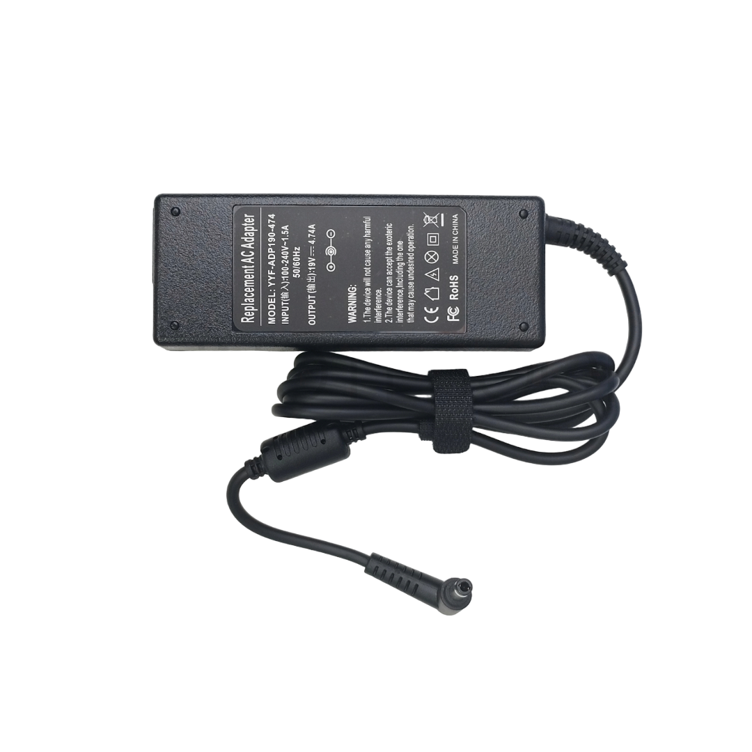 อะแดปเตอร์ชาร์จโน้ตบุ๊ค ASUS19V 4.74A [ 5.5*2.5 ] 90W | ใช้กับรุ่น A1000, A4K, A6000Va, A8Dc ใหม่ ประกัน 6 เดือน